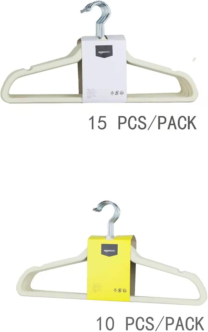 Amazon Basics Slim Velvet Non-Slip Space Saving Suit Clothes Hangers - Image 4