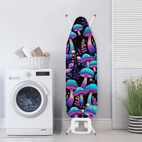 GLENLCWE Blue Mushroom Ironing Board Cover - Image 3