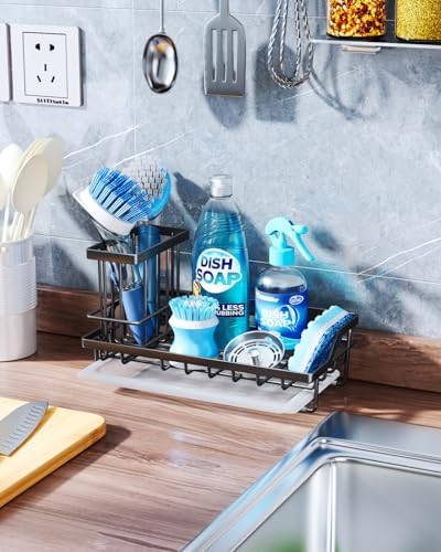 Consumest Sink Caddy, Kitchen Sponge Holder - Image 3