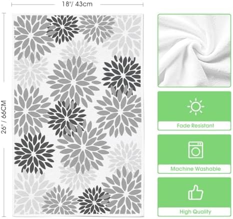 Artoid Mode Grey Home Sweet Home Stripes Boho Spring Kitchen Towels Dish Towels - Image 6