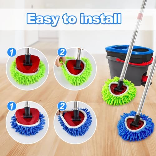 Mop Replace Head for O Cedar, Spin Mop Heads Replacements for Ocedar - Image 4