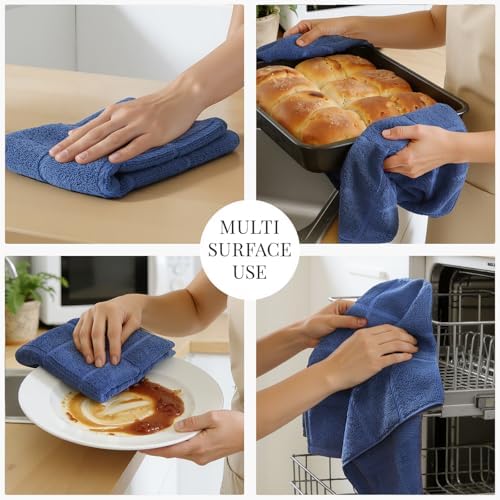Homaxy 100% Cotton Kitchen Towels 18"x28", 8 Pack Dish Towels - Image 5