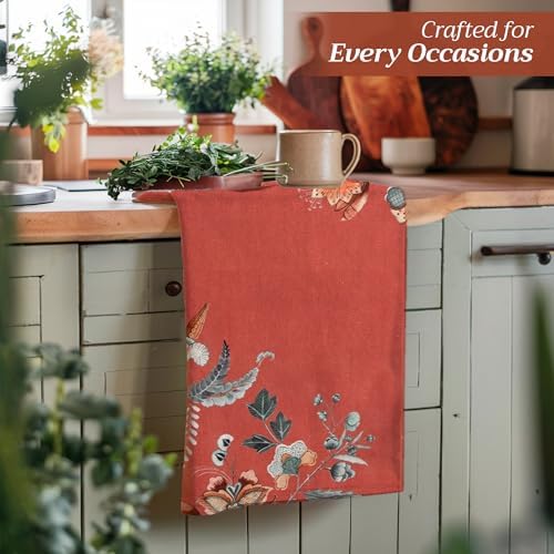 Maison d' Hermine Kitchen Towels Set of 3 Reusable 100% Cotton 27.50" x 20" - Image 6