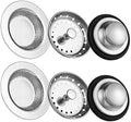 Kitchen Sink Drain Strainer 6 Pack Stainless Steel Sink Stopper, Anti-Clogging by Carry360