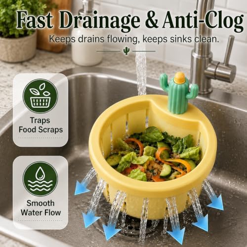 Cactus Sink Strainer Basket, Kitchen Drain Strainer - Image 4