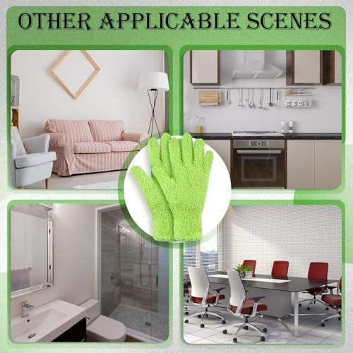 Patelai 12 Pairs Microfiber Dusting Gloves - Image 7