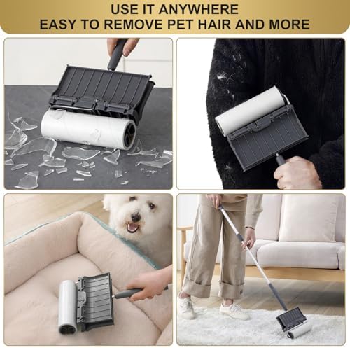 Fedicelly Large Lint Rollers Pet Hair Extra Sticky Refills, Mega Value Set 6.3 - Image 5