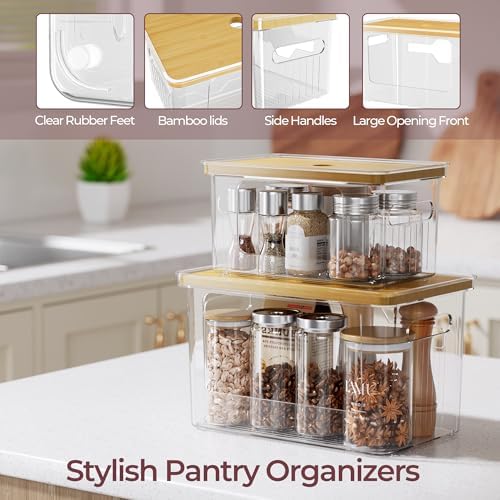 Delamu 2 Pack Trash Bag Dispenser, Stackable Garbage Bag Holder - Image 3