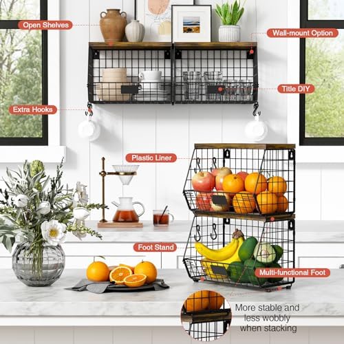 Goozii Hanging Wall Fruit Basket - Image 6