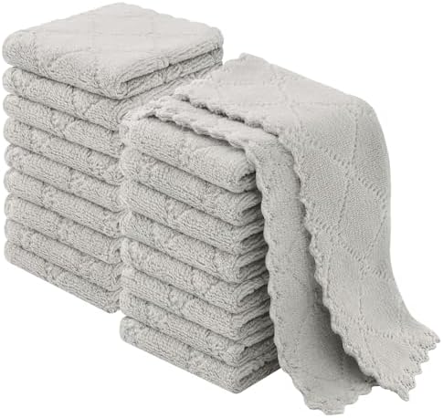 Homaxy Super Soft 18 Pack Coral Velvet Dish Cloths by Homaxy