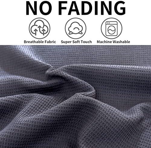 QUILTINA Dish Towels Set, 100% Cotton Waffle Weave Kitchen Towels 6 Pack - Image 4