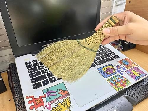 Small Whisk Broom9.5 Handheld Brush Whisks Away Dust, Dirt & Debris Brush Hanger - Image 3