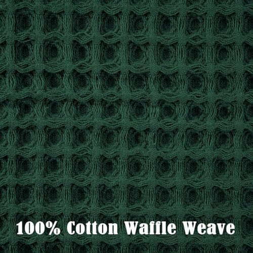 Waffle Hand Towels Set of 5 – Cotton, Quick Dry, Lint Free - Image 4