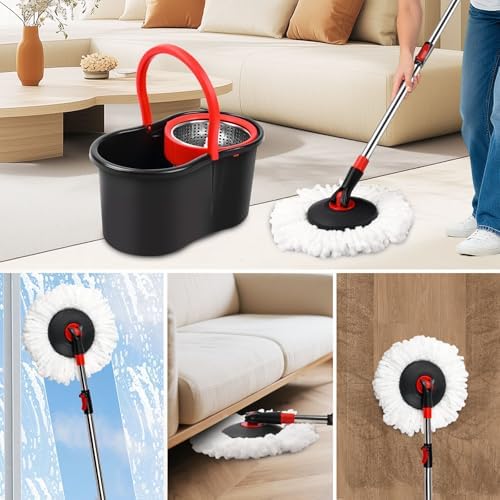 Spin Mop and Bucket, Mop and Bucket - Image 6