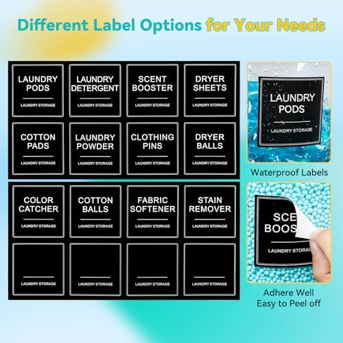 Laundry Pods Container & Dryer Sheet Holder, Laundry Room Organization and - Image 5