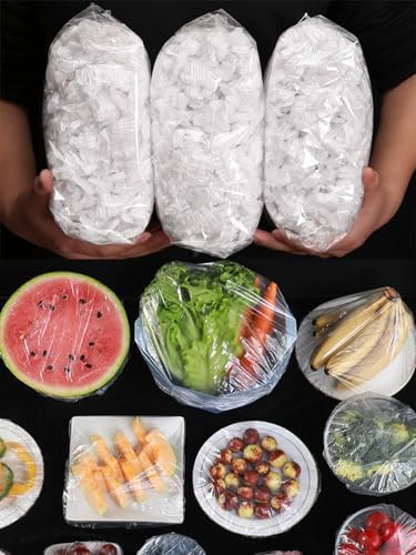 300PCS Elastic Food Covers Fresh Keeping Bags Disposable Stretchable Bowl by SAOYOAS