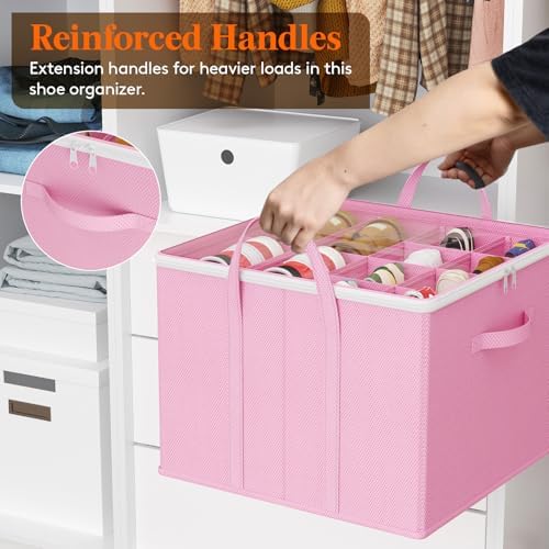 Lifewit Shoe Storage Organizer for Closet, Holder Box, 2 Pack - Image 5