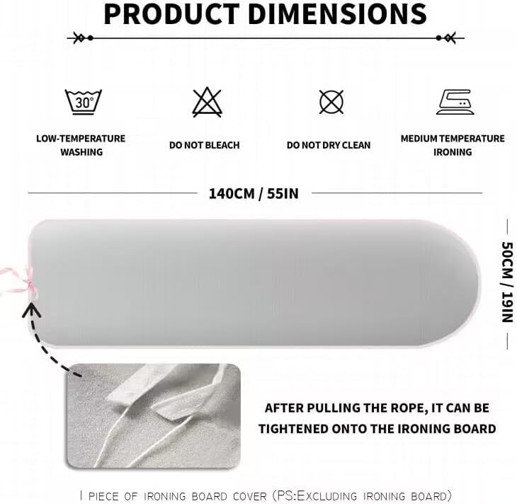 15×54 Inch Drawstring Ironing Board Cover - Image 2
