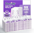 5X Cleaning Power Mop Refills for Swiffer Power Mop, 500+ Strips Multi-Surface by Domudy