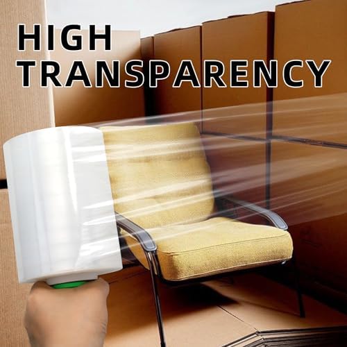 Clear Stretch Wrap Film 5" x 1000ft Roll - Image 4