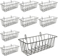 10 PCS Wire Baskets Wall Grid Panel Hanging Wire Basket Hanging Wall Baskets No by Oungy