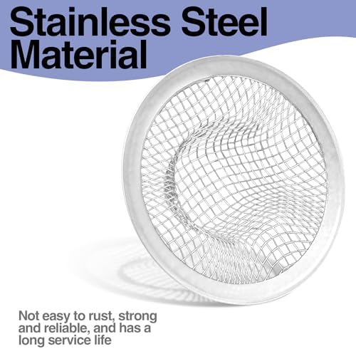 Piutouyar 2 Pack Stainless Steel Kitchen Sink Strainer, 2.8 Inch Diameter - Image 3