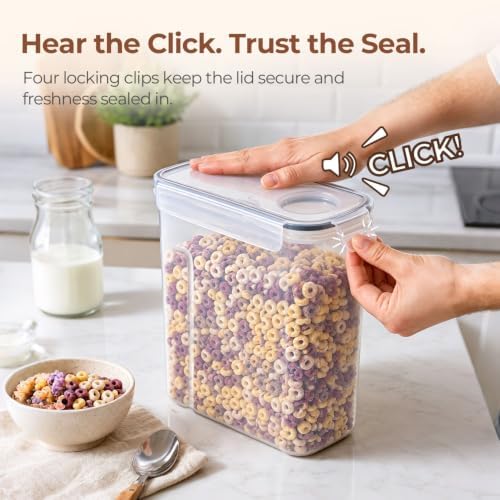 ComSaf Airtight Cereal Storage Containers - Image 6