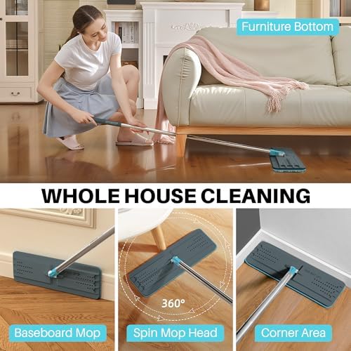 JOYMOOP Flat Mop, Microfiber Floor Cleaner - Image 6