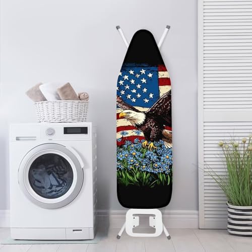 Eagle Ironing Board Cover 15x54 inch American Flag Ironing Board Dust Cover Non - Image 3