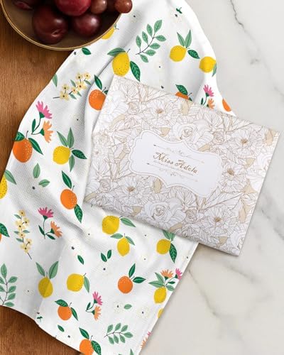 Miss Adola 2pcs Cotton Waffle Kitchen Towels - Image 6