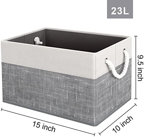 Fab totes Storage Bins 8-Pack, Foldable Storage Baskets - Image 2