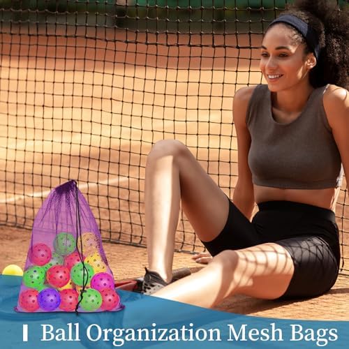 6 Pack Mesh Drawstring Bags - Image 5