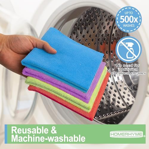 Microfiber Cleaning Cloth, 150 Pack Cleaning Rags, Reusable Microfiber Towels - Image 7