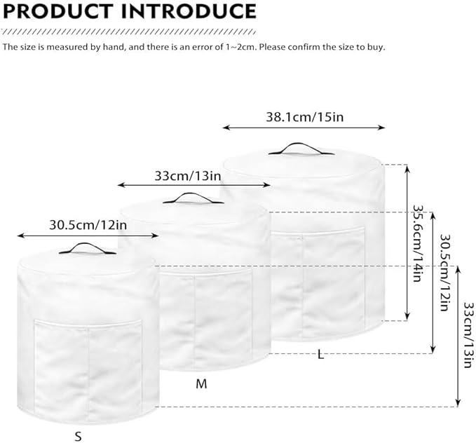 Insulated Pressure Cooker Appliance Dust Cover with Top Handle and Storage Pockets Kitchen Appliance Protector 3 Quart Rice Cooker, Thanksgiving Day Maple Leaf