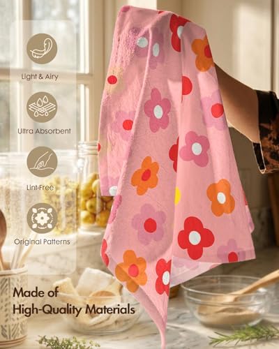 Miss Adola 2 Pack 150GSM Flour Sack Kitchen Towels - Image 3