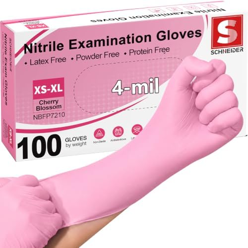 Schneider Medical Nitrile Exam Gloves, Powder & Latex Free by Schneider