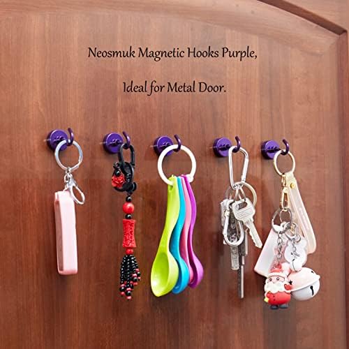 Neosmuk Magnetic Hooks for Cruise Cabins, 40lb Heavy Duty, 6 Pack - Image 6