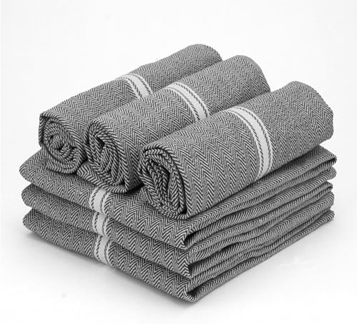TEXAS LINEN CO. Cotton Kitchen Towels 6 Pack by TexasLinenCo