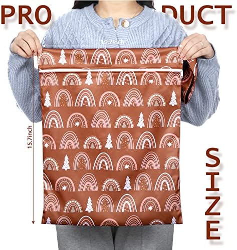 Shappy 2 Pack Wet Dry Bag Travel Laundry Waterproof, Bee Style - Image 2