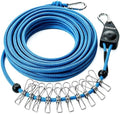 40FT Retractable Clothesline Outdoor 1/4" Polyester Coated Steel Core Rope by Unknown