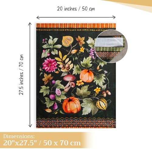 Maison d' Hermine Kitchen Towels Set of 3 Reusable 100% Cotton 27.50" x 20" - Image 4