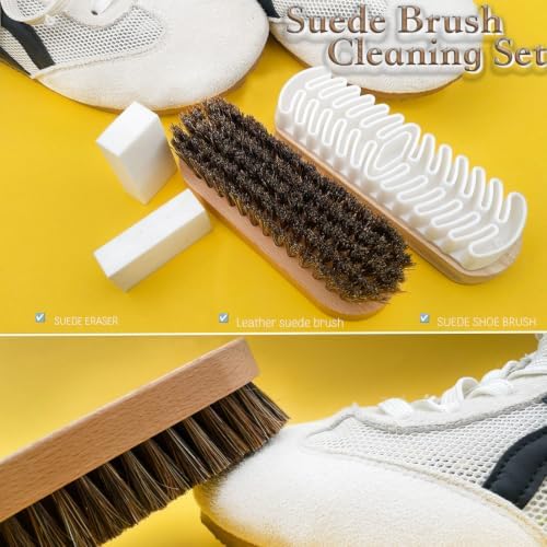 4PCS Suede & Nubuck Shoe Cleaning Brush Kit - Image 3