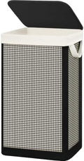 STO STO Laundry Hamper with Lid, 90L Sturdy Steel-Frame Clothes Hamper with by STOSTO