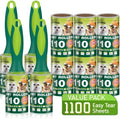 Extra Sticky Lint Rollers for Pet Hair, 1100 Sheets Total, Upgraded 4 Handles by SPRIBLOSS