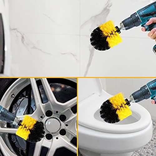 Drill Brush Nylon Drill Brush Attachment Electric Power Scrubber Scrub Brush - Image 3