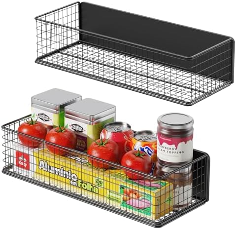2Pack Magnetic Basket Organizer Holder by SKNOOYLIGHT