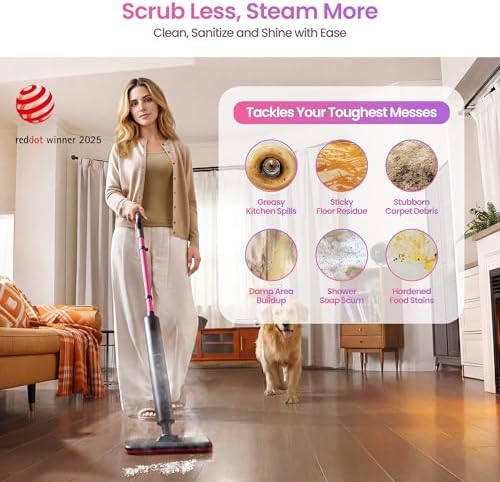 Schenley Lightweight Steam Mop for Hardwood Floor Cleaning - Image 3