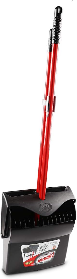 Libman Commercial 919 Lobby Dust Pan and Broom Set - Image 5