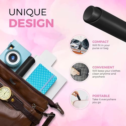 Portable Lint Roller with 100 Sticky Sheets, Mini Pet Hair Remover, Lint Roller - Image 3