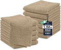 DAN RIVER 12 Pack Cotton Wash Cloths Set by DanRiver